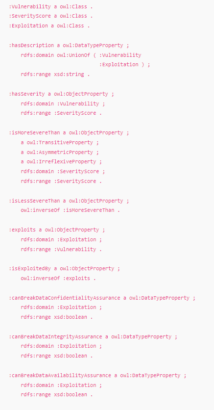 vulnerability ontology